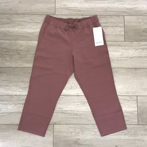 Lululemon On the Fly Crop in Red Dust BNWT